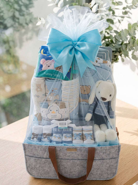 Sweet Dreams Baby Boy Hamper - BB006