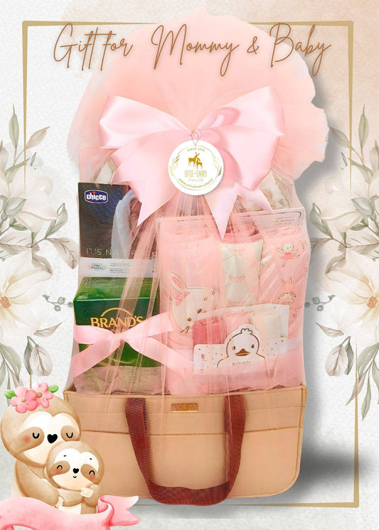 Pink Blossom Mom & Baby Girl Hamper - MG001