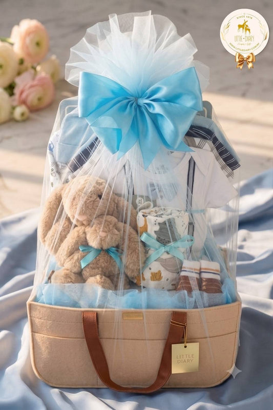 Snuggle Time Baby Boy Hamper - BB008
