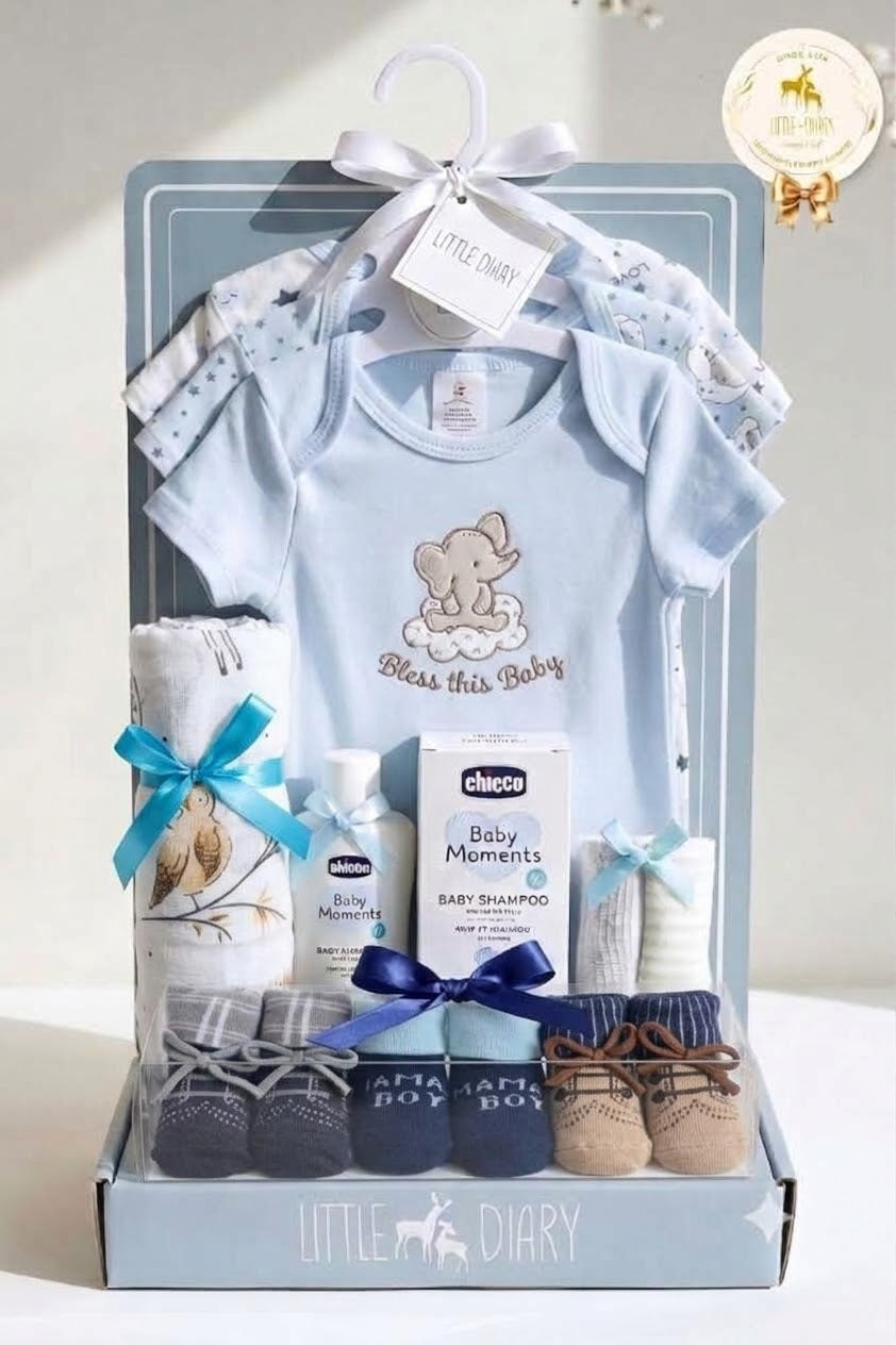 Little Blessing Baby Boy Hamper - BB002