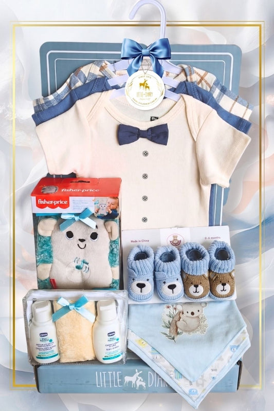 Little Gentleman Star Baby Boy Hamper - BB003