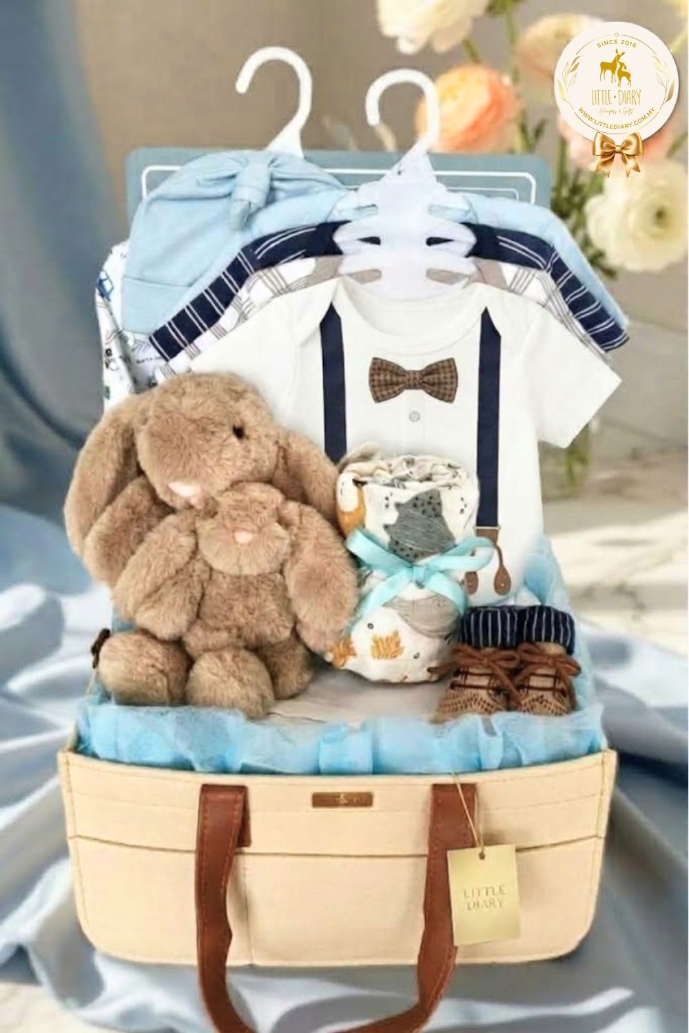 Snuggle Time Baby Boy Hamper - BB008
