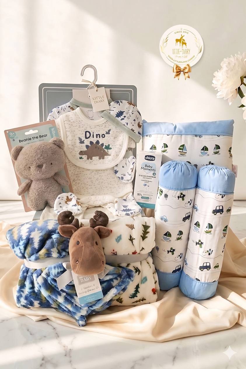 Sweet Beginnings Baby Boy Hamper BB015