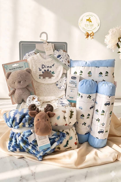 Sweet Beginnings Baby Boy Hamper BB015