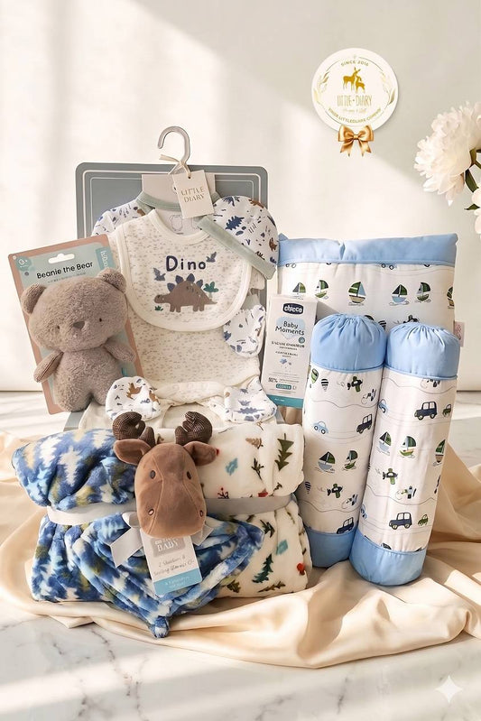 Sweet Beginnings Baby Boy Hamper BB015
