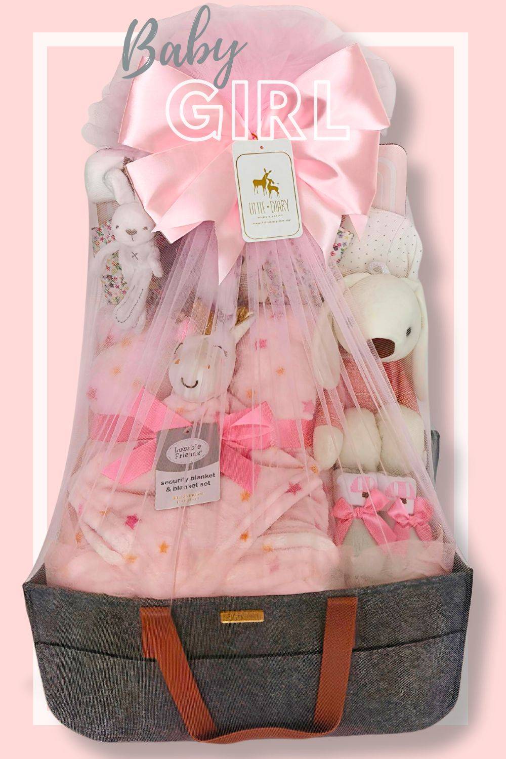 Sweet Dreams Baby Girl Hamper BG006