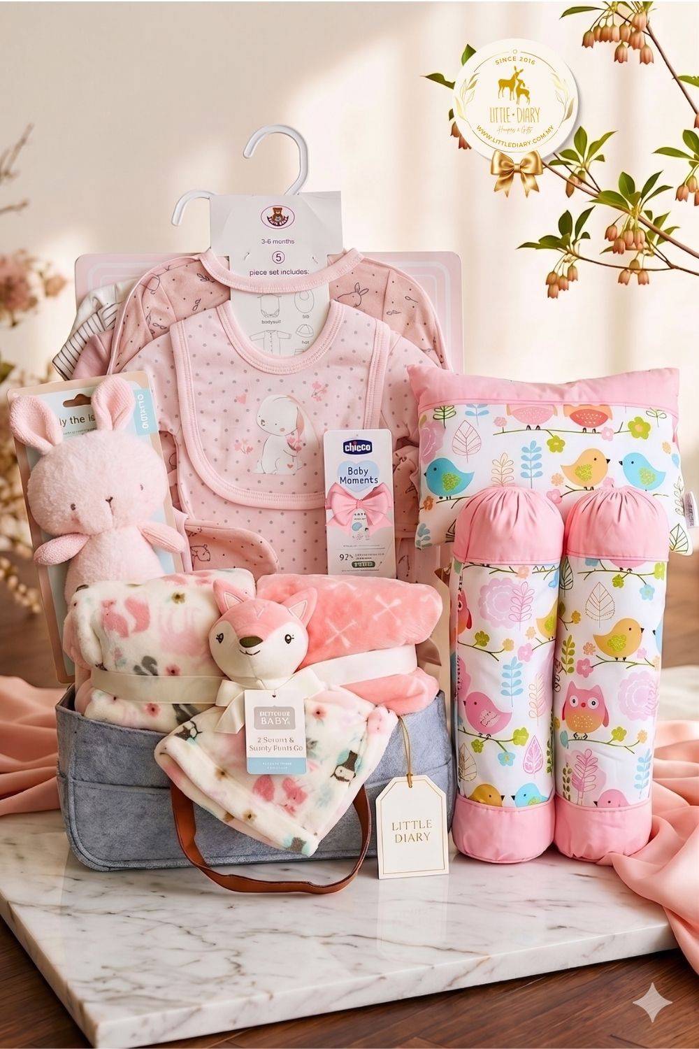 Sweet Beginnings Baby Girl Hamper BG015