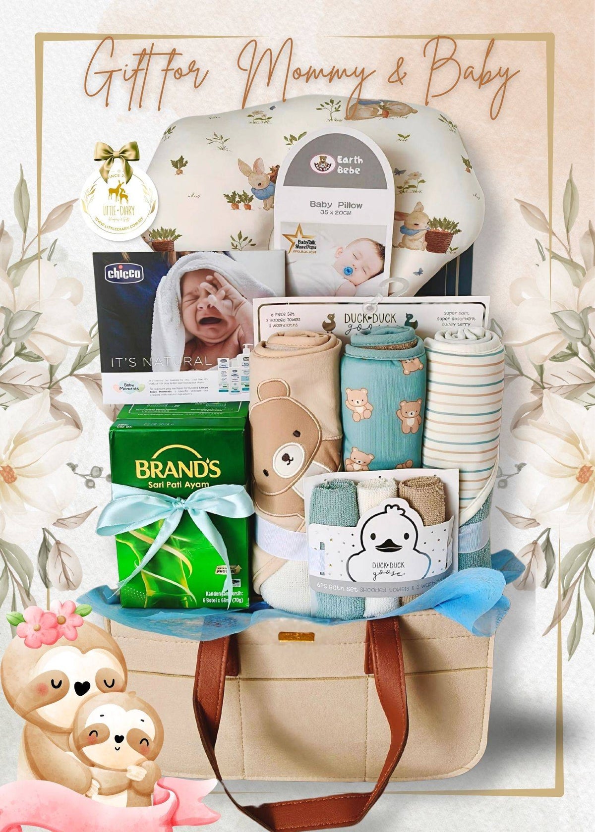 Gentle Joy Mom & Baby Boy Hamper MB001