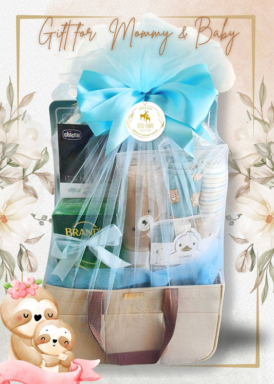 Gentle Joy Mom & Baby Boy Hamper MB001